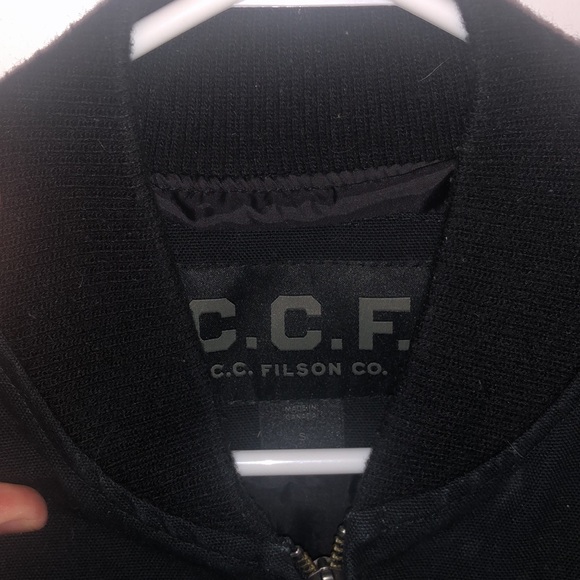 Filson CCF bomber jacket black men’s small - Picture 3 of 3